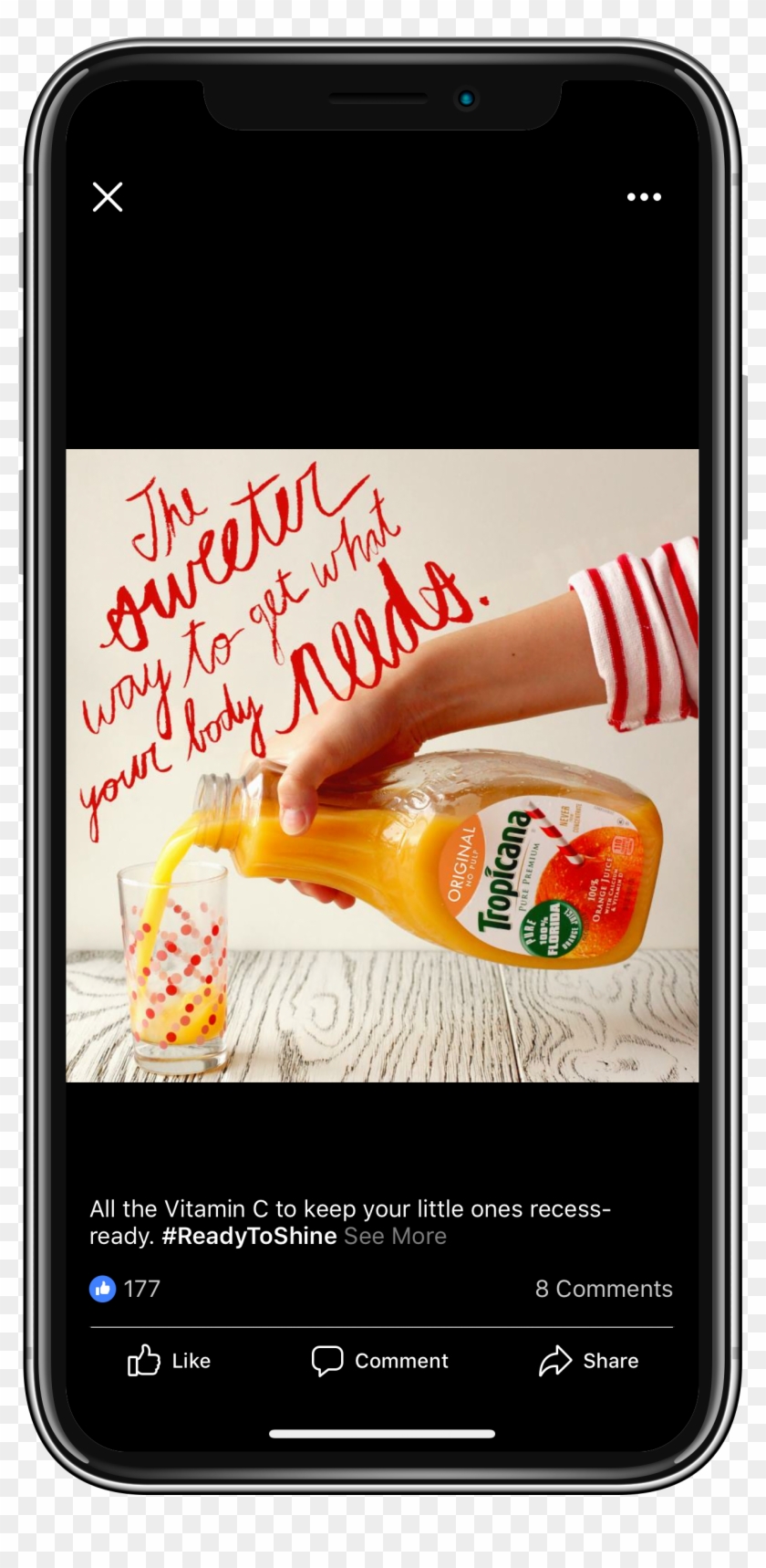 Tropicana Fb 2 - Online Advertising Clipart #4467094