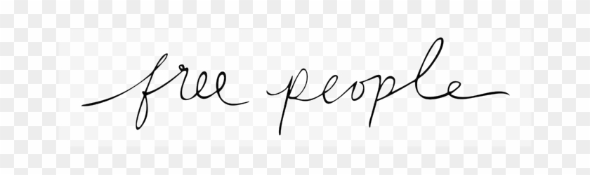 Free People Logo - Handwriting Clipart #4467326
