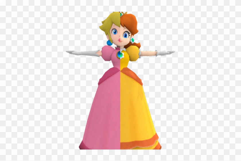 Princess Peach Clipart Transparent Tumblr - Differences Between Peach And Daisy - Png Download #4467918