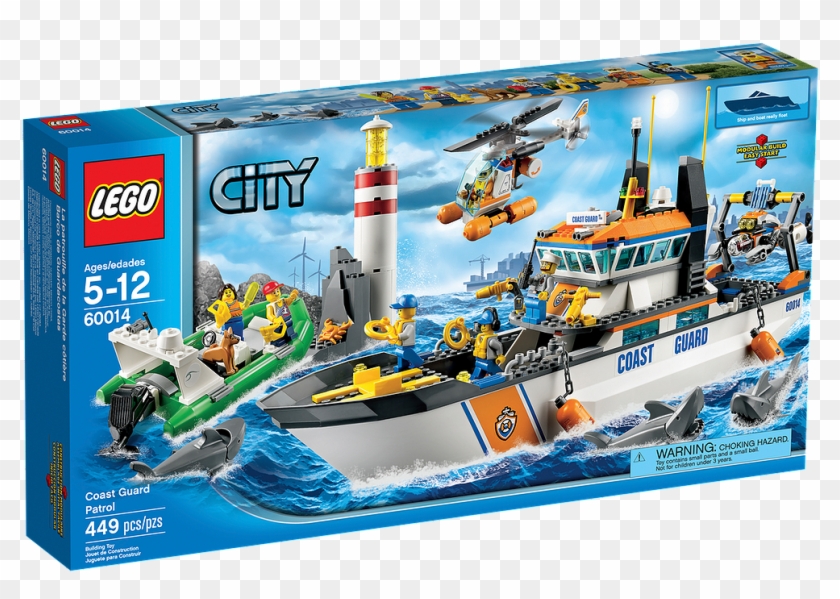 Lego City Coast Guard Boat Clipart
