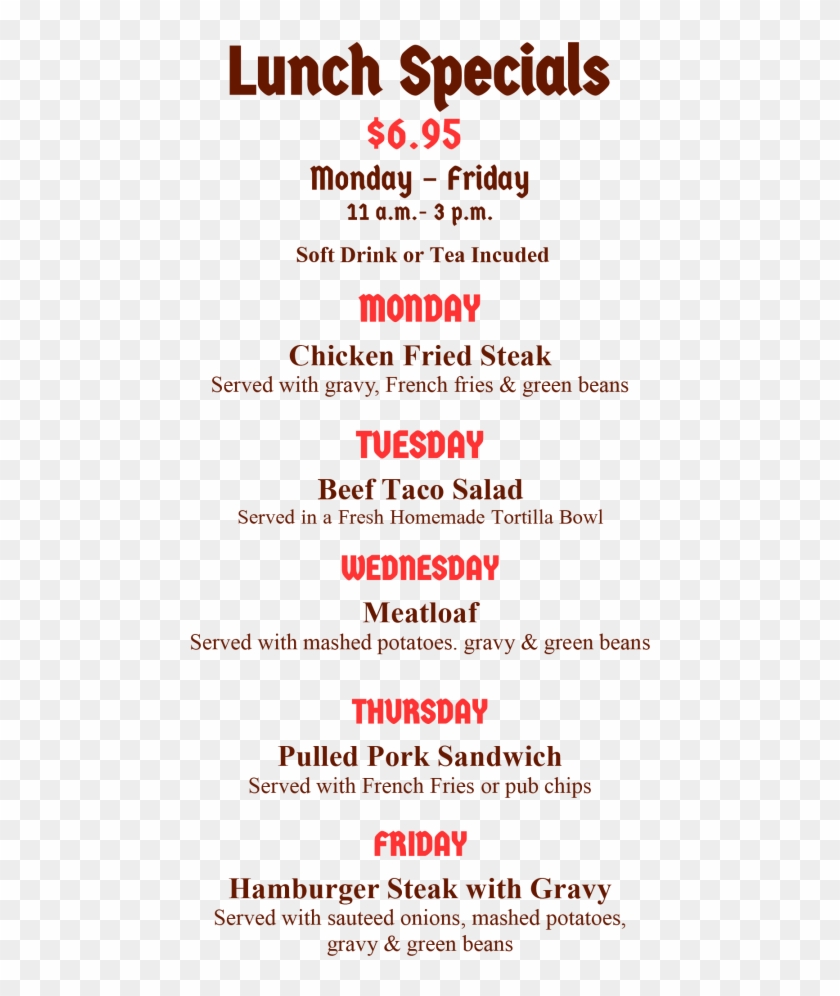 Specials - Harry Caray's Tavern Navy Pier Clipart