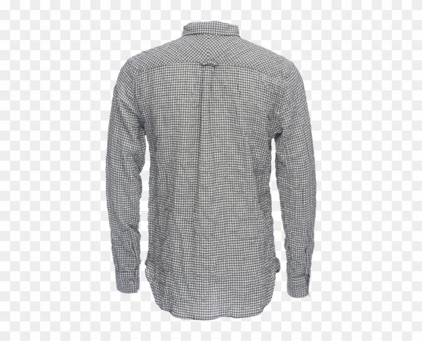 Truman Button Collar In Grey Gingham - Polka Dot Clipart #4469779
