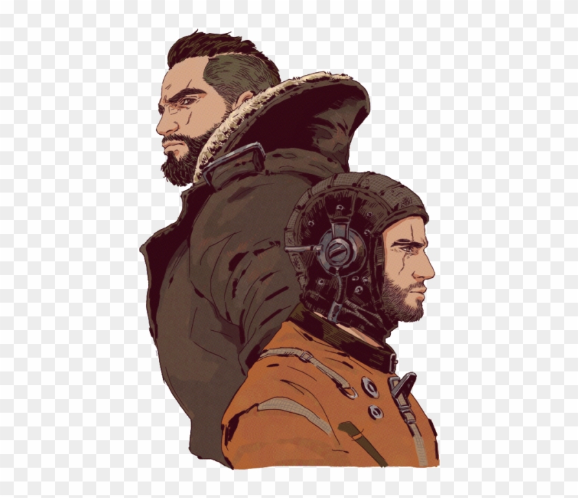 Maxson And Danse - Fallout 4 Nuka World Fanart Clipart