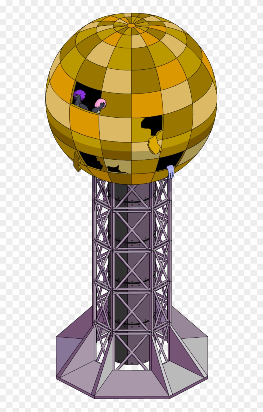 Tapped Out The Sunsphere - Sunsphere Simpsons Clipart #4470777