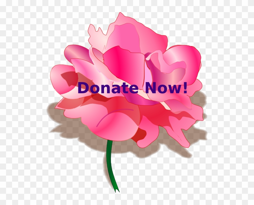 How To Set Use Donate Button Svg Vector - Rose Clip Art - Png Download