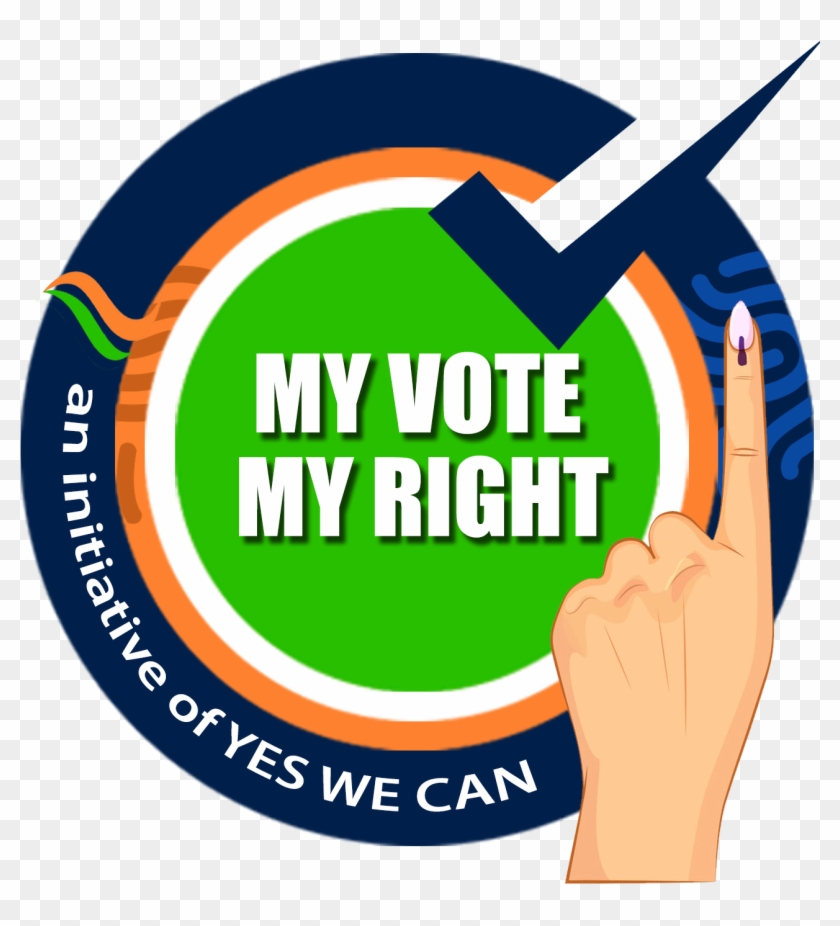 My Vote My Rights Final - Election 2019 Voting Awareness Clipart #4471359