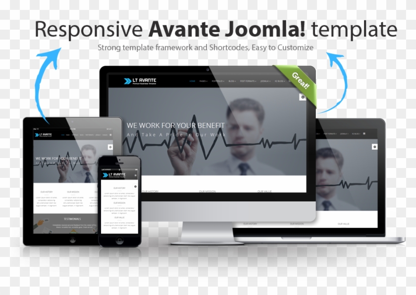011 Responsive Business Joomla Template Ideas Fantastic - Responsive Web Design Clipart