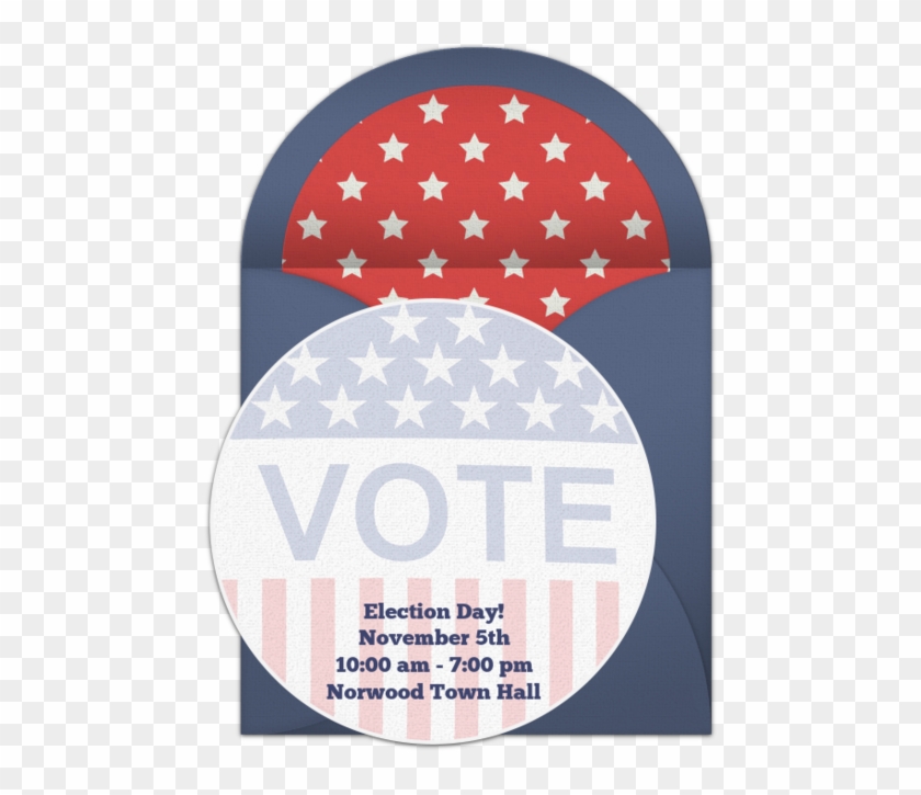 Your Vote Counts Online Invitation - Kitty Election Theme Invitation Matter Clipart