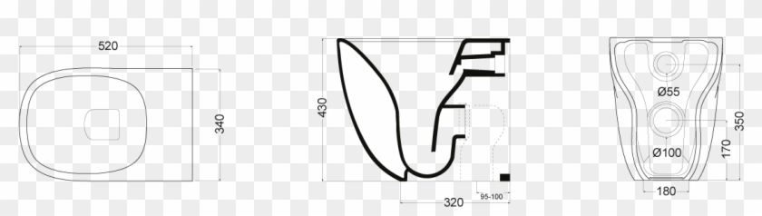 Axa Wild Axa Wild Rimless Btw Pan Scqr Seat - Sketch Clipart