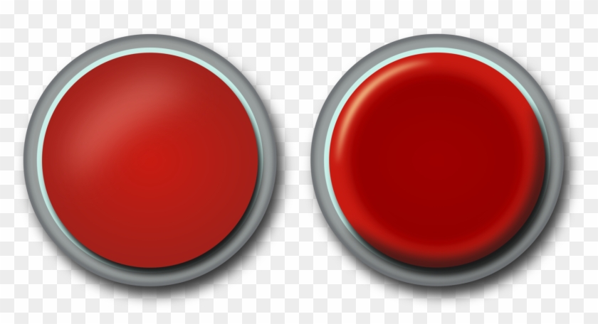 Push-button Computer Icons Thumbnail Red Button - Watermelon Slice Clip Art - Png Download