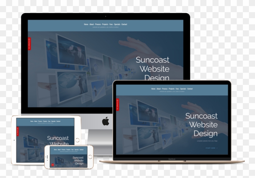 Suncoast-mockup1 - Tablet Computer Clipart