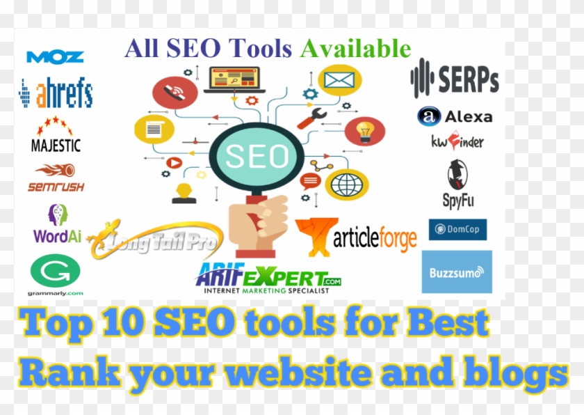 Top 10 Seo Tools For Best Rank Your Website And Blogs - Long Tail Clipart #4474250