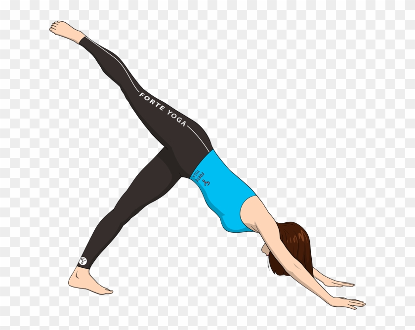Yoga Downward Dog Transparent Png - Do One Legged Downward Facing Dog Clipart