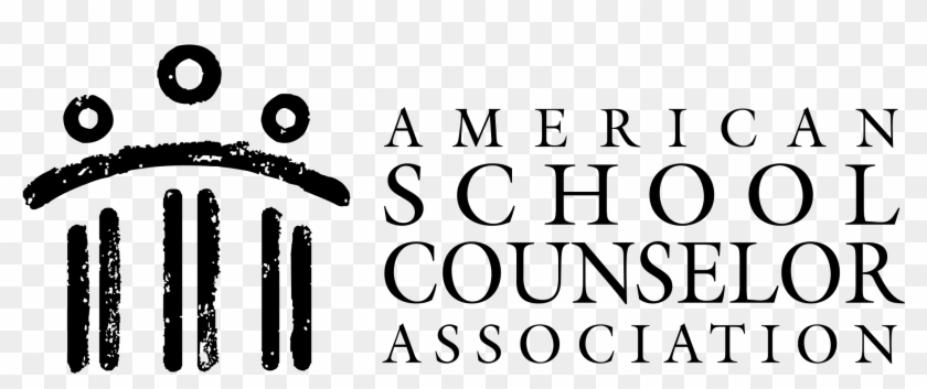American School Counselor Association 01 Logo Black - Asca Logo Clipart #4474887