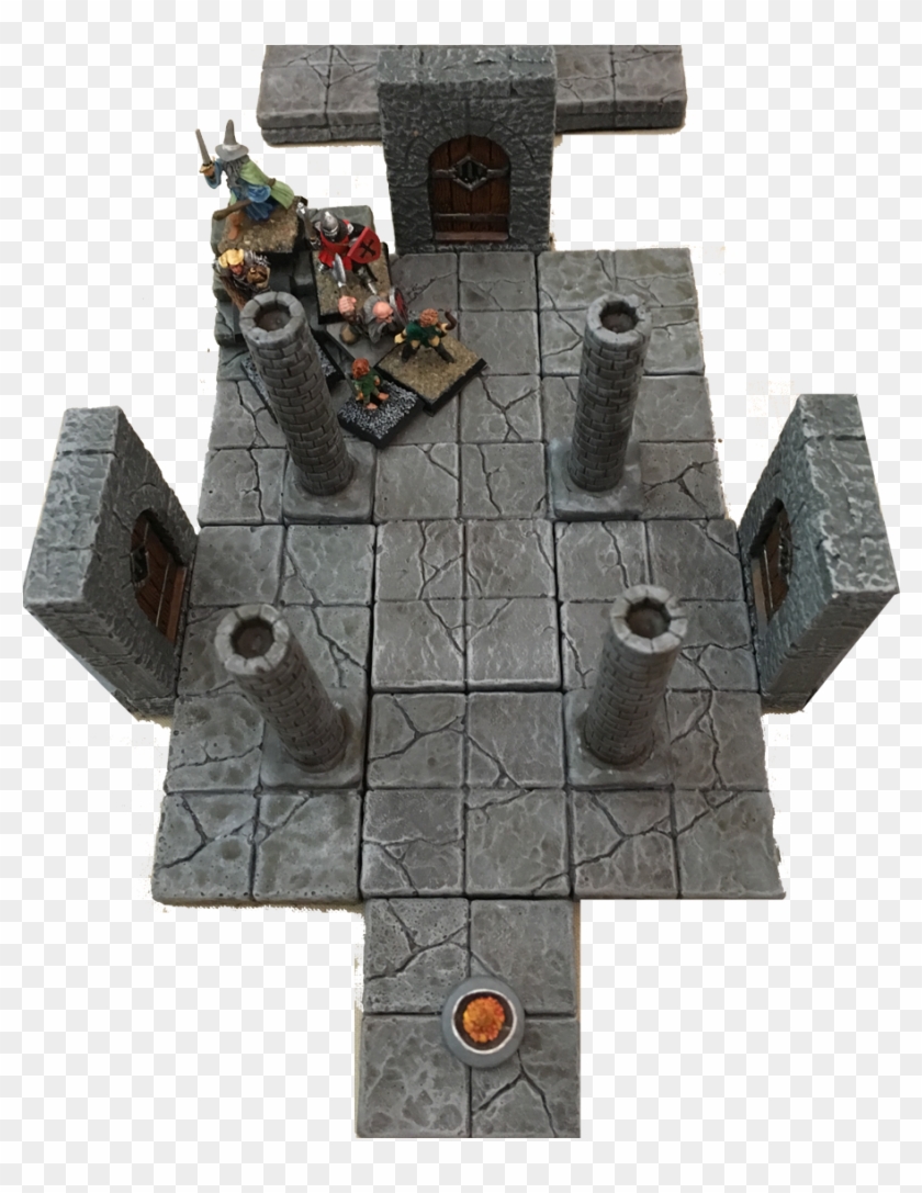 The Party Decided To Try The Door Nearest To The Staircase Clipart
