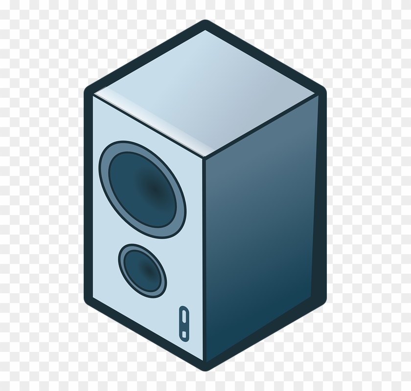 Speaker Amp Loudspeaker Isometric Amplifier Audio - Isometric Speaker Drawing Clipart #4475478