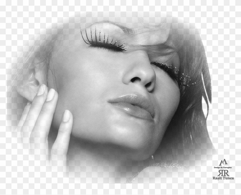 Png Siyah Beyaz Bayan Png Resimler - Maquiagem Passo A Passo Clipart