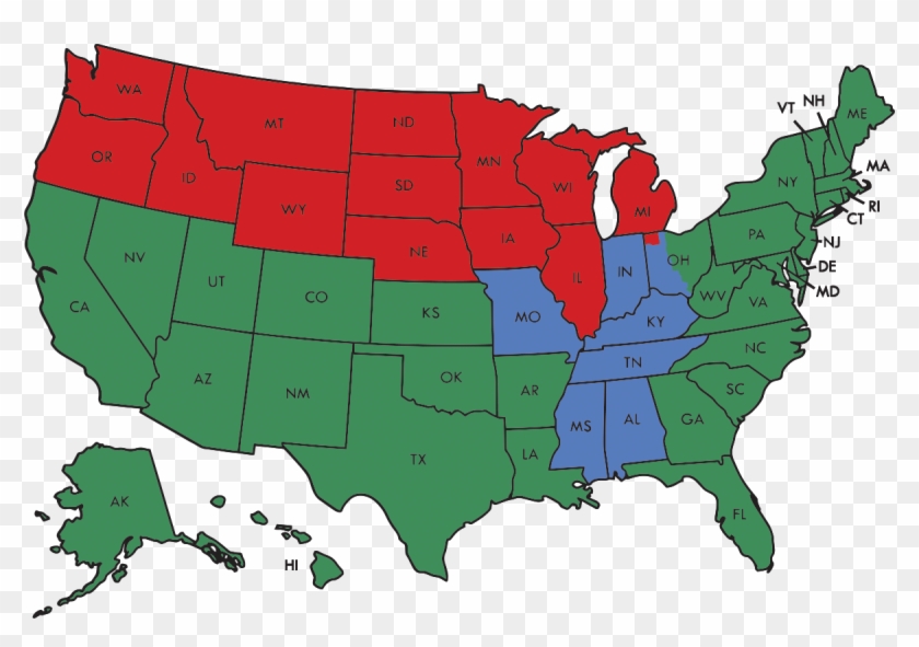 Usa State Map - Idaho Falls On A Map Clipart #4475737