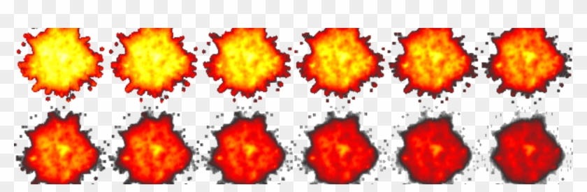 Turbulence - Explosion Sprite Sheet Png Clipart #4476121