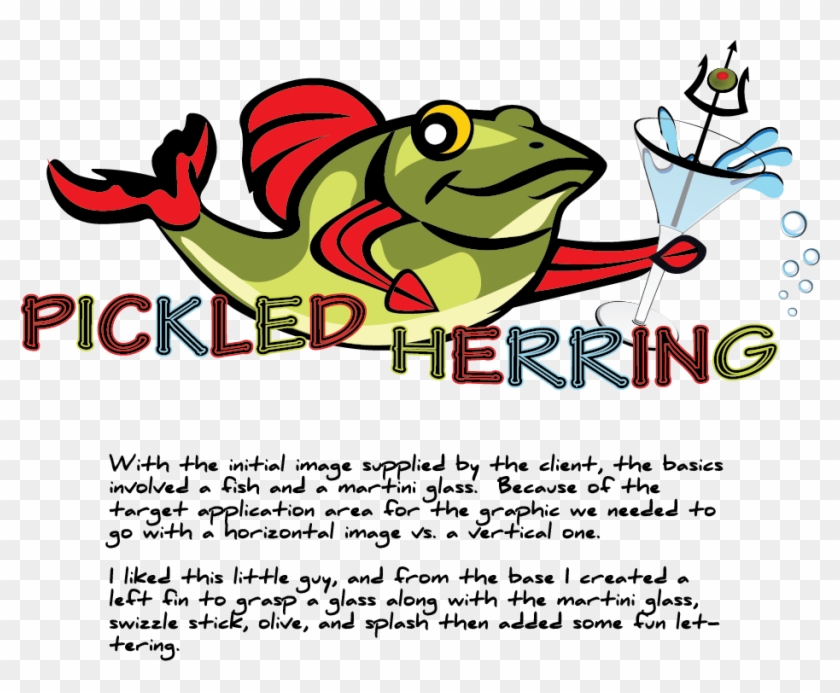 Pickled Herring - Cartoon Clipart