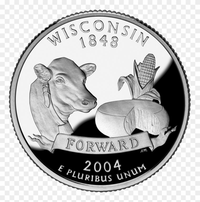 Change Wisconsin - 2004 Wisconsin Quarter Clipart #4478010