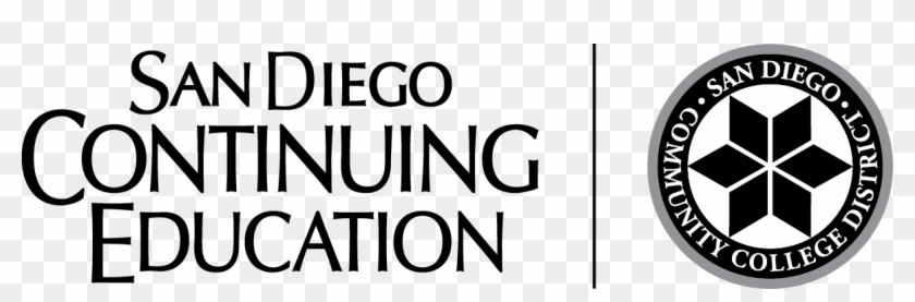 Ce Logo With District Seal Horizontal - San Diego Continuing Education Clipart