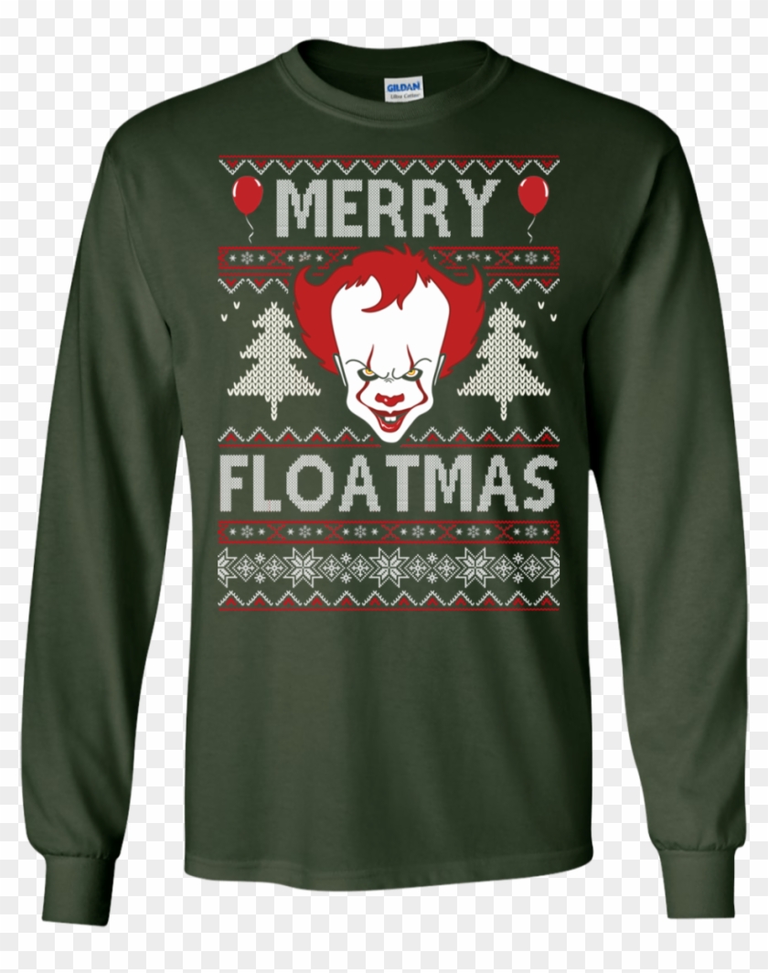 Pennywise Christmas Shirt - Pennywise Christmas Sweater Clipart #4478655