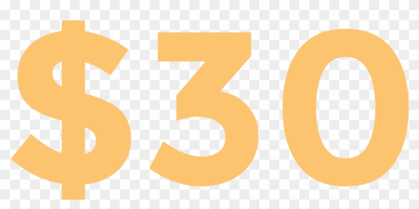 30 Dollar Donation Clipart