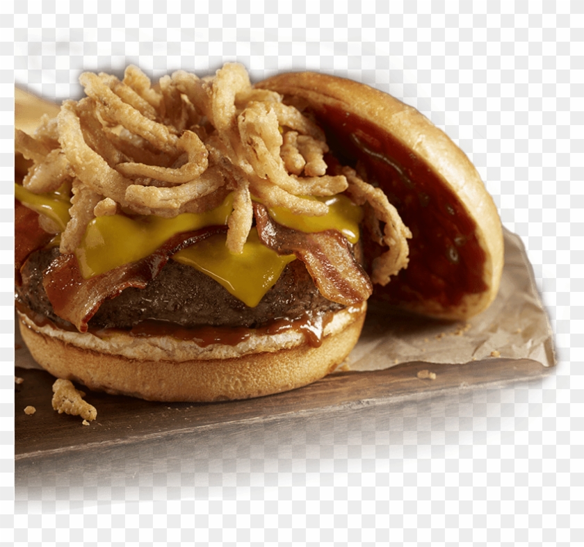Bbq Bacon Cheddar Burger - Fast Food Clipart #4479286