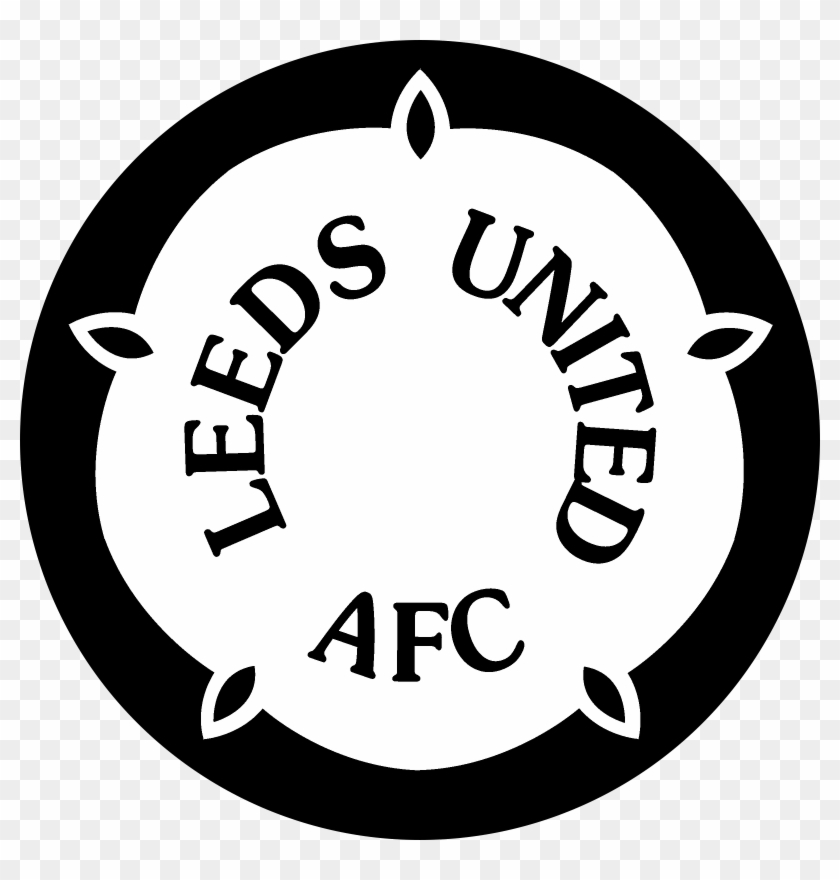 Leeds Logo Black And White - Leeds United Screen Saver Clipart