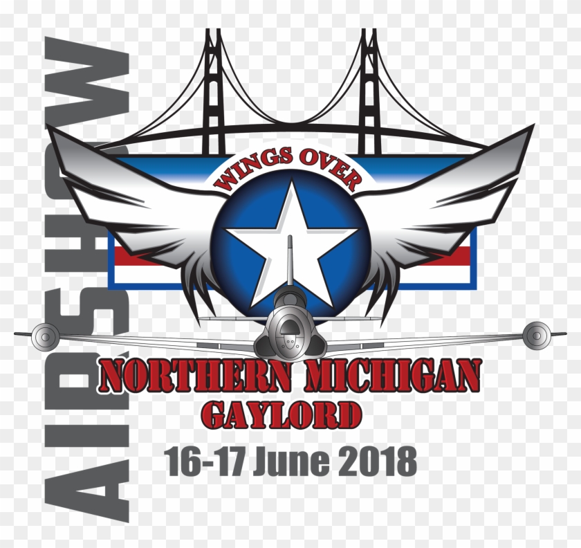 Wings Over Northern Michigan Airshow Sunday - Emblem Clipart #4480808