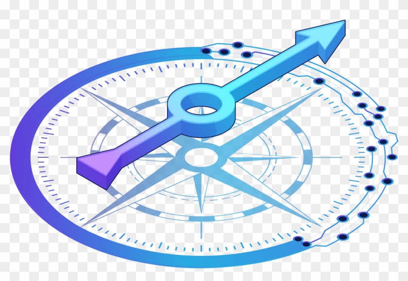 Compass - Circle Clipart #4481133