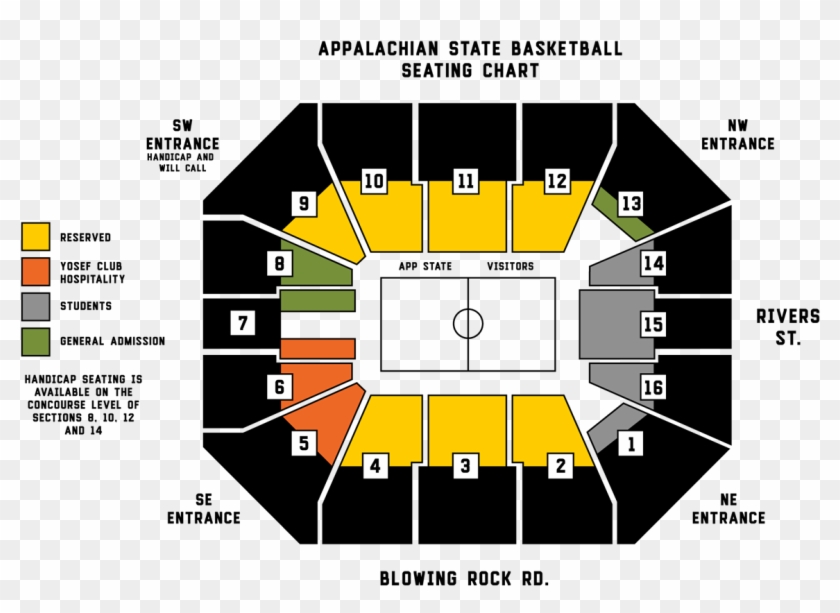 Holmes Center Seating Chart - App State Football Student Section Clipart