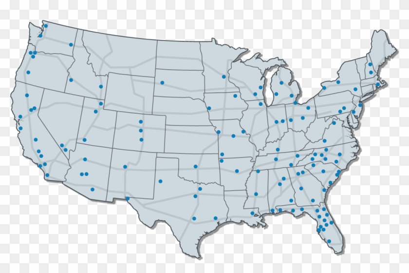 Rv & Camper Sales - North American Water Quality Map Clipart #4481798