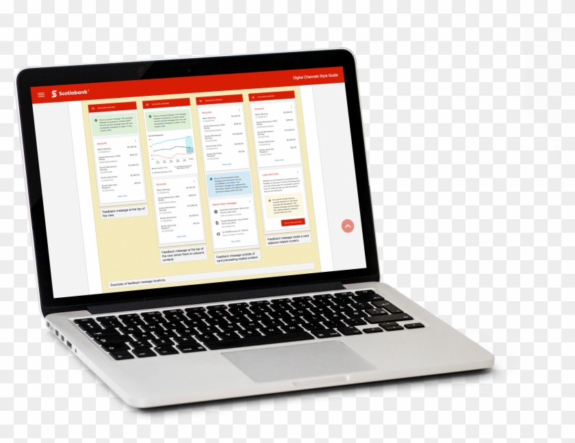 Mockup Of The Digital Channels Style Guide - Sap Business One One Hana Clipart