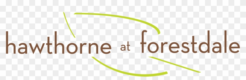 Hawthorne At Forestdale Property Logo And Signage In - Graphic Design Clipart #4482543