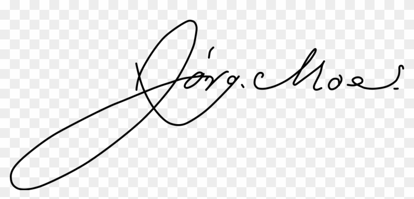 Jørgen Moe's Signature - Moe Signature Clipart