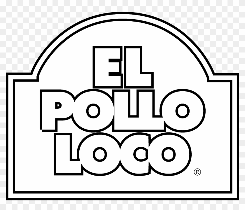 El Pollo Loco Logo Black And White - Din 8 Clipart #4483322