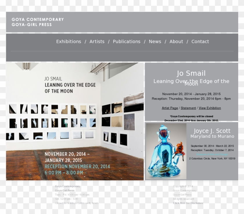 Goya Contemporary Competitors, Revenue And Employees - Website Clipart