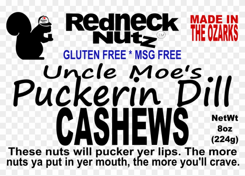 Uncle Moe's Puckerin Dill Front Label - Poster Clipart #4483806