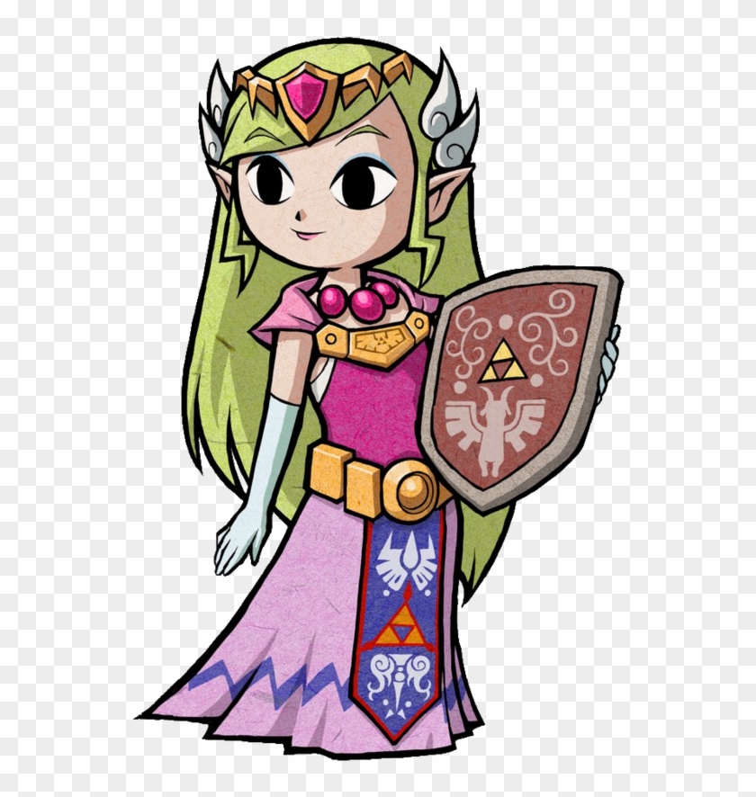 Shield But I Think This Was One Of Stockwell Shop's - Princesse Zelda Wind Waker Clipart #4484079
