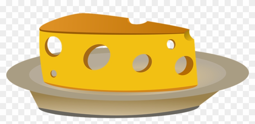 Cheese Food Cheese Plate - Cheese On Plate Clipart - Png Download #4484326