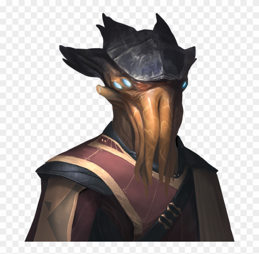 To Serve Man - Stellaris Squid Portrait Clipart