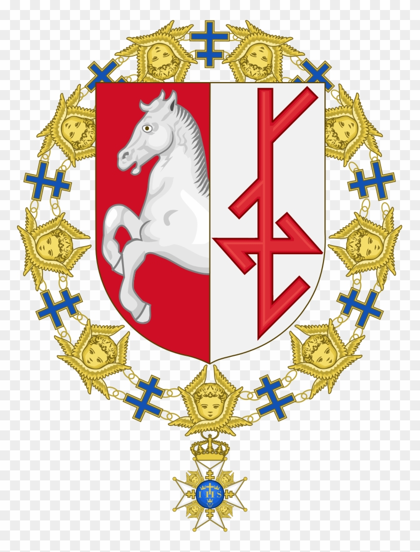 Coat Of Arms Of Walter Scheel - Norway Crown Prince Arms Clipart