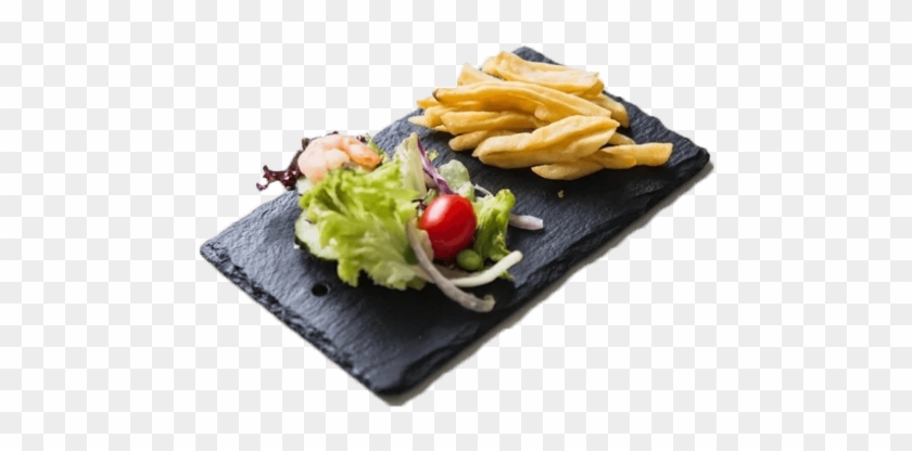 Rectangular Slate Plate Cheese - French Fries Clipart