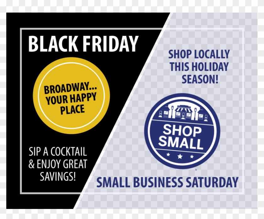 Shop Broadway This Black Friday And Small Business - Small Business Saturday Clipart