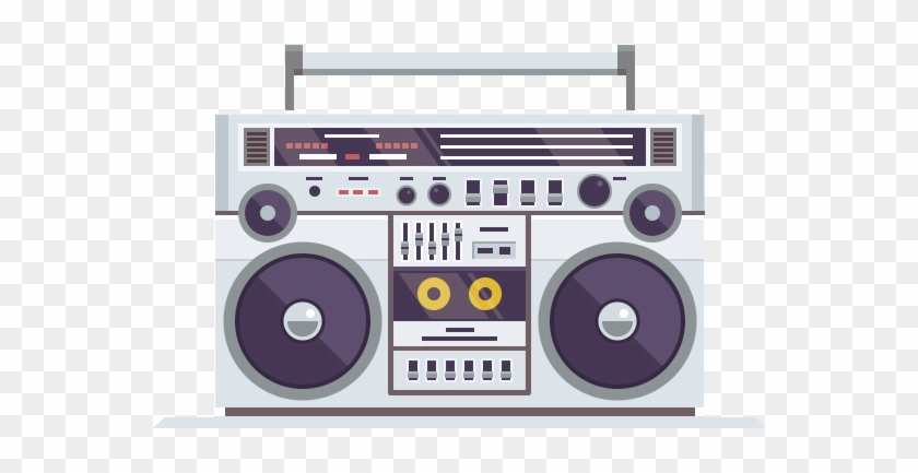 Recorder Boombox Videocassette Transprent Png Free - Illustration Clipart