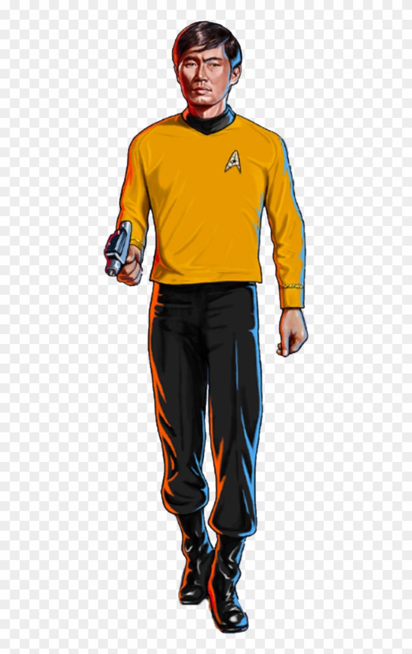 1 Star Crew Rank - Sulu Star Trek Transparent Clipart #4485025
