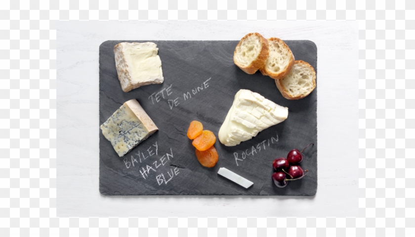 10”x14” Black Slate Cheese Board- Since Our Neighborhood - スレート プレート チーズ Clipart #4485173