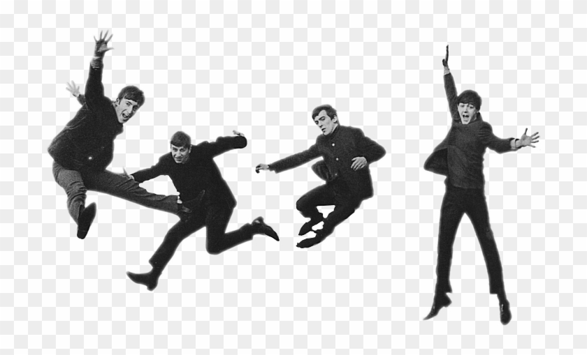 Beatles Jumping Clipart